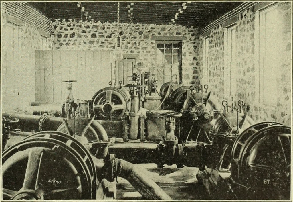 An illustration from Buildings, 1922, leaf 208