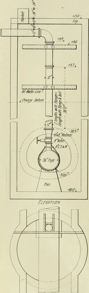 An illustration from Buildings, 1922, leaf 211