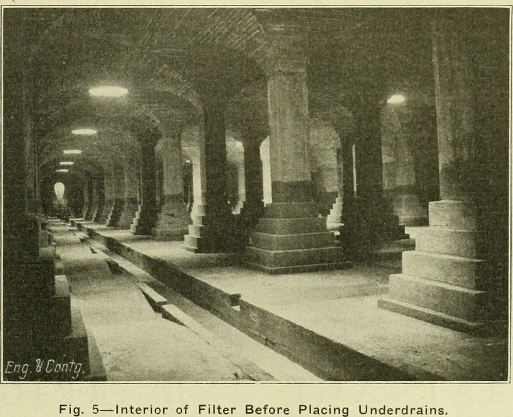 An illustration from Buildings, 1922, leaf 250