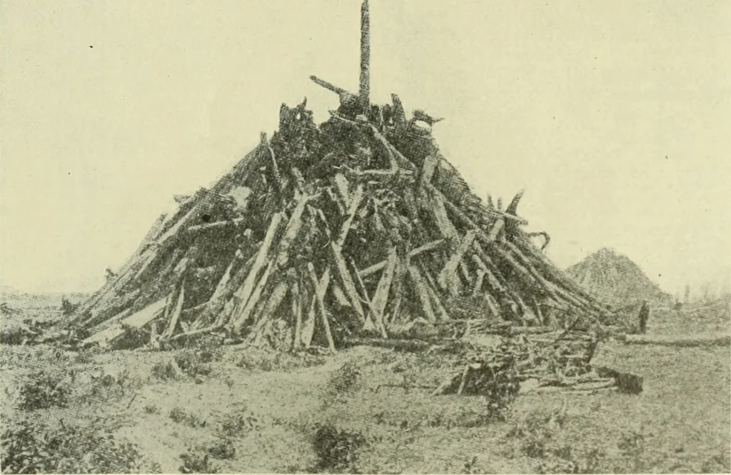 An illustration from Buildings, 1922, leaf 266