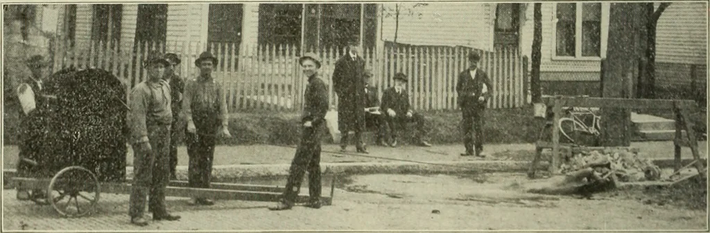 An illustration from Buildings, 1922, leaf 275