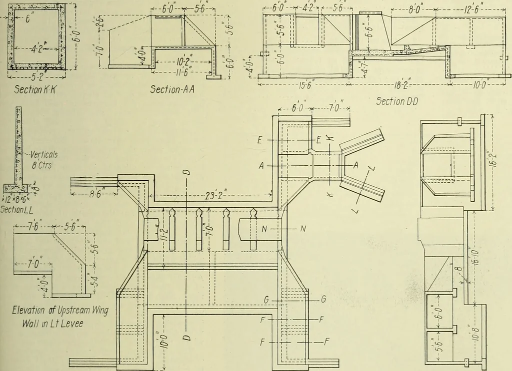 An illustration from Buildings, 1922, leaf 278