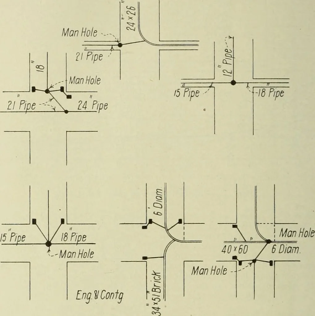 An illustration from Buildings, 1922, leaf 299