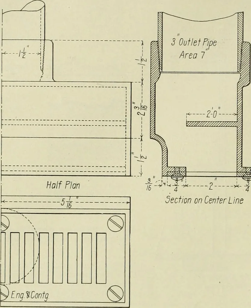 An illustration from Buildings, 1922, leaf 311