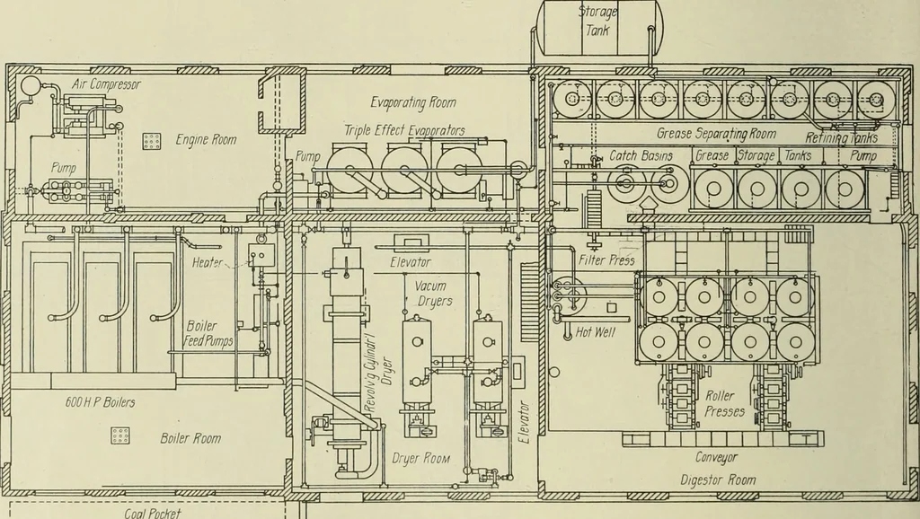 An illustration from Buildings, 1922, leaf 345
