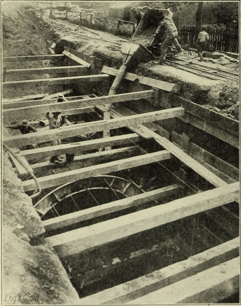 An illustration from Buildings, 1922, leaf 405