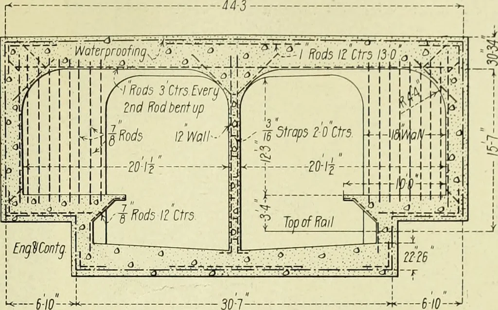 An illustration from Buildings, 1922, leaf 410