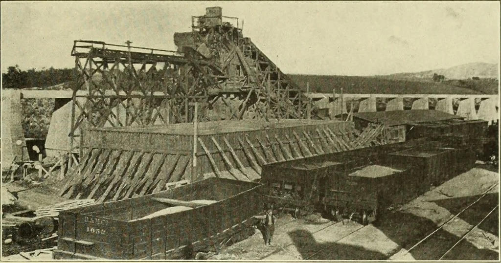 An illustration from Buildings, 1922, leaf 414