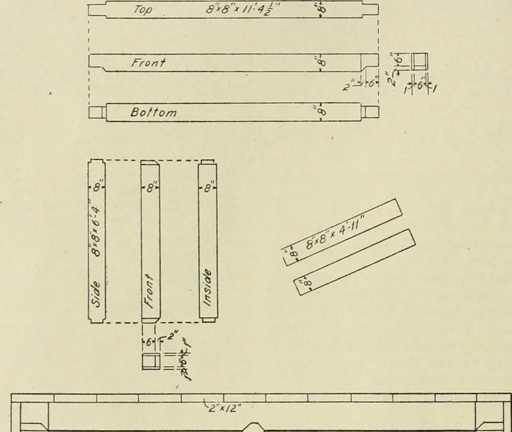 An illustration from Buildings, 1922, leaf 49