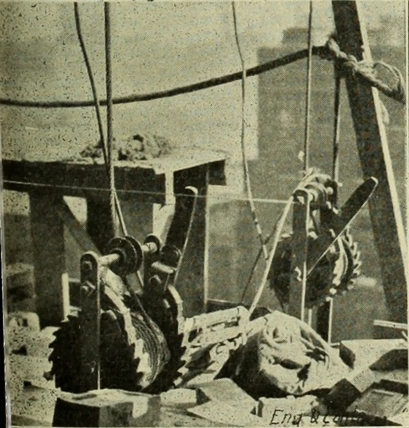 An illustration from Buildings, 1922, leaf 494