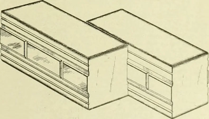 An illustration from Buildings, 1922, leaf 504