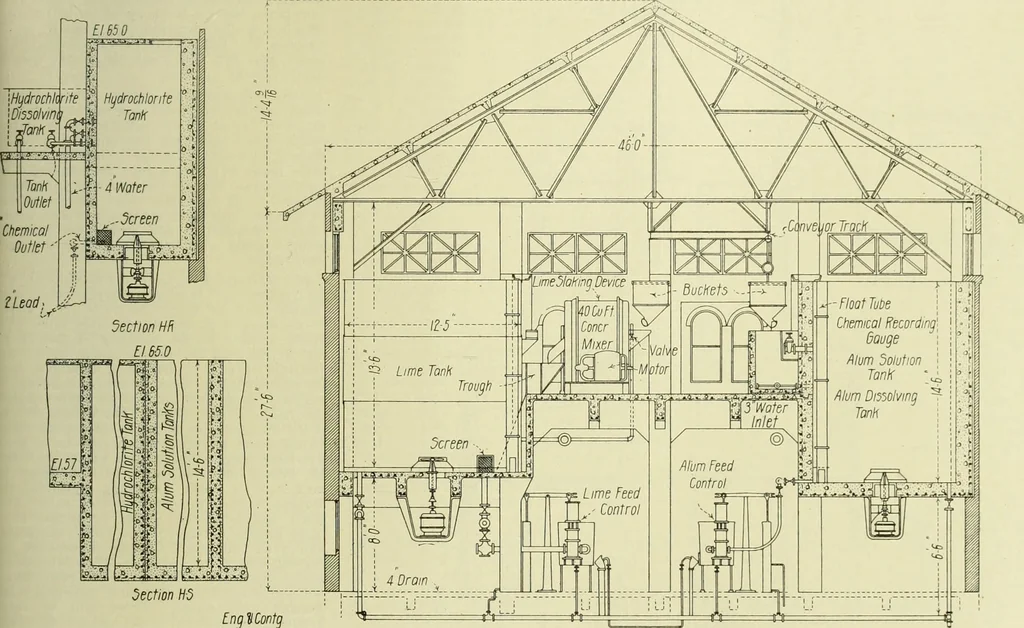 An illustration from Buildings, 1922, leaf 508