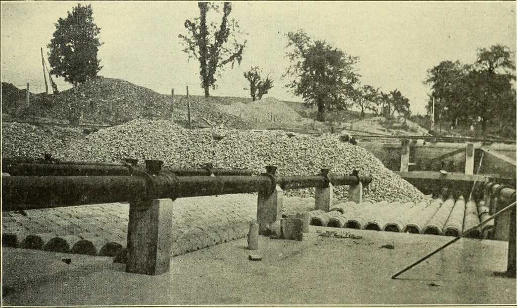 An illustration from Buildings, 1922, leaf 542