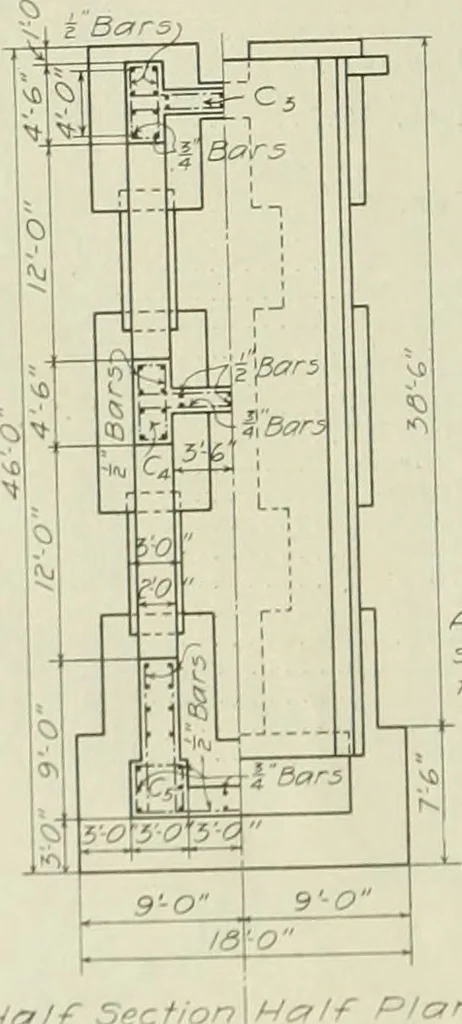 An illustration from Buildings, 1922, leaf 627
