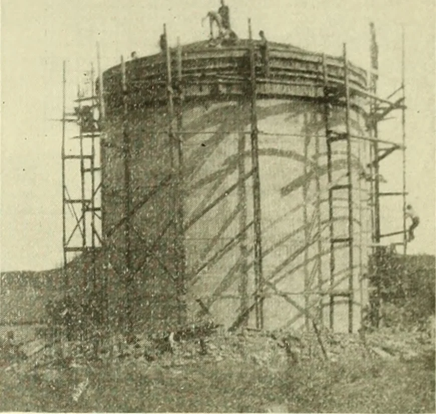 An illustration from Buildings, 1922, leaf 656