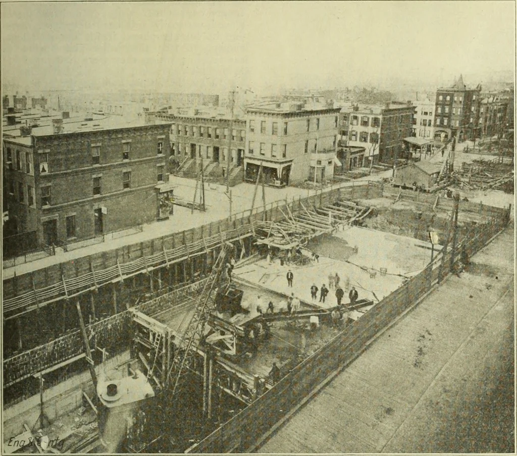 An illustration from Buildings, 1922, leaf 76