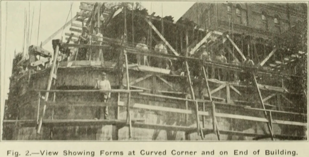 An illustration from Buildings, 1922, leaf 77