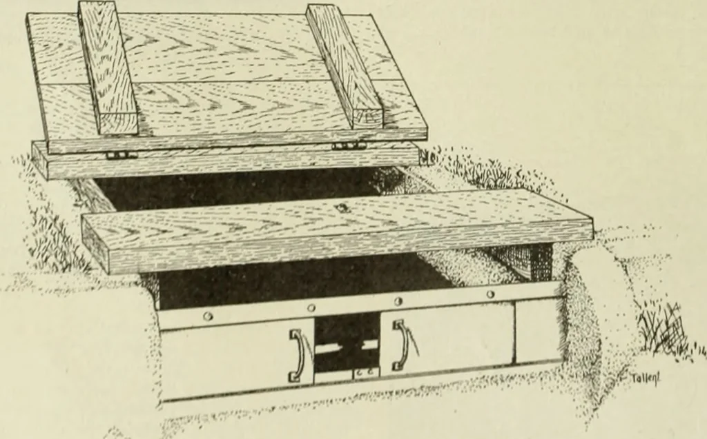 An illustration from Buildings, 1922, leaf 95