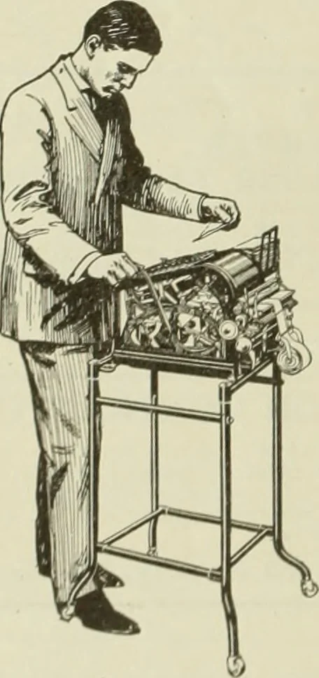 An illustration from Buildings, 1922, leaf 999