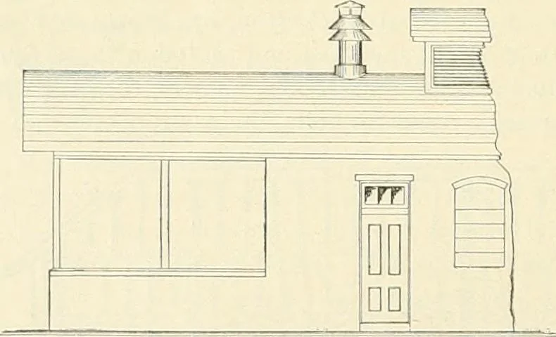 An illustration from Buildings and structures of American railroads. A reference book for railroad managers, superintendents, master mechanics, engineers, architects, and students, 1893, leaf 127