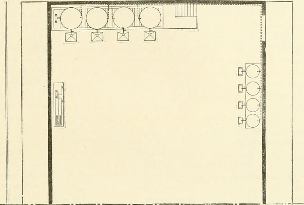 An illustration from Buildings and structures of American railroads. A reference book for railroad managers, superintendents, master mechanics, engineers, architects, and students, 1893, leaf 136