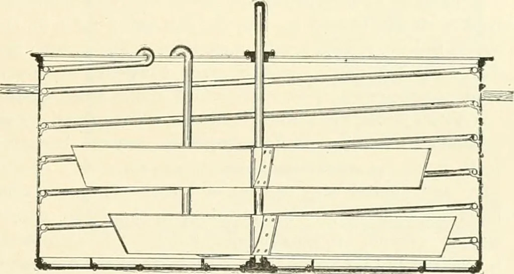 An illustration from Buildings and structures of American railroads. A reference book for railroad managers, superintendents, master mechanics, engineers, architects, and students, 1893, leaf 138