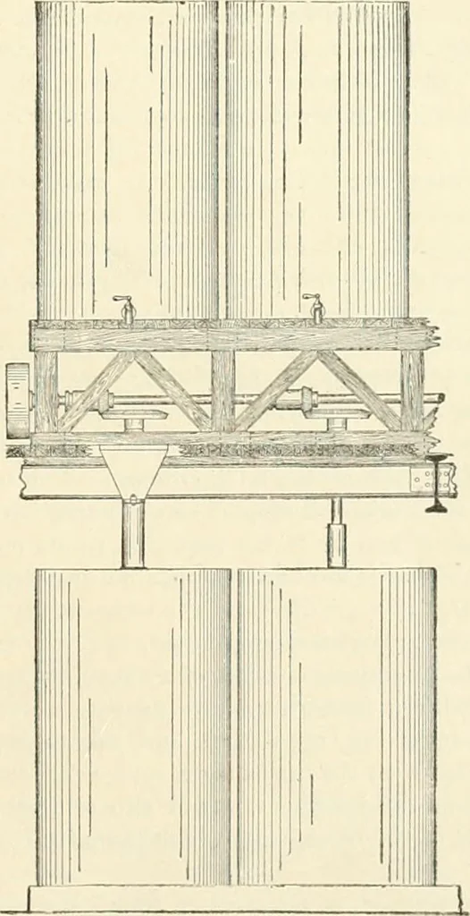 An illustration from Buildings and structures of American railroads. A reference book for railroad managers, superintendents, master mechanics, engineers, architects, and students, 1893, leaf 142