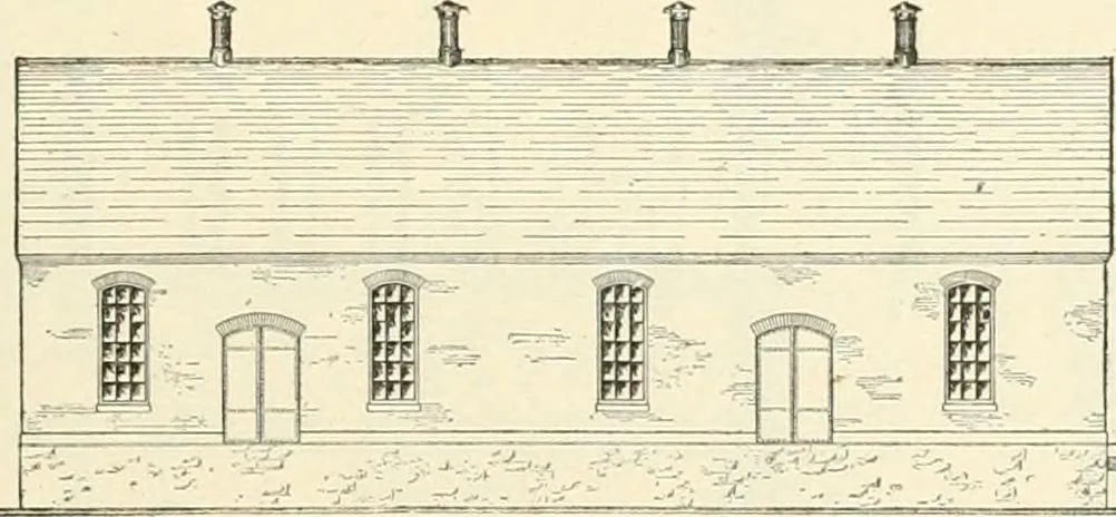 An illustration from Buildings and structures of American railroads. A reference book for railroad managers, superintendents, master mechanics, engineers, architects, and students, 1893, leaf 146