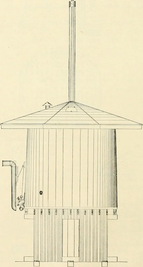 An illustration from Buildings and structures of American railroads. A reference book for railroad managers, superintendents, master mechanics, engineers, architects, and students, 1893, leaf 161