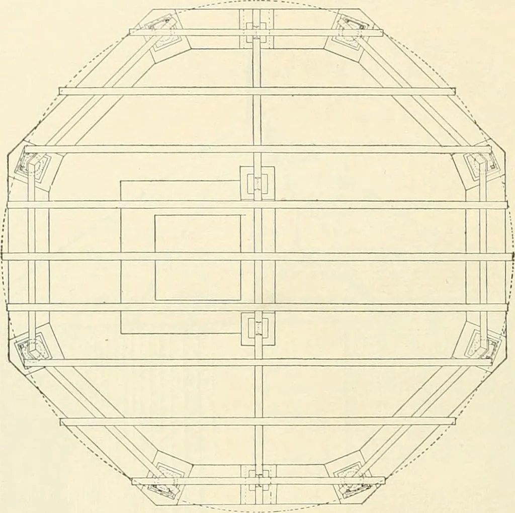 An illustration from Buildings and structures of American railroads. A reference book for railroad managers, superintendents, master mechanics, engineers, architects, and students, 1893, leaf 167