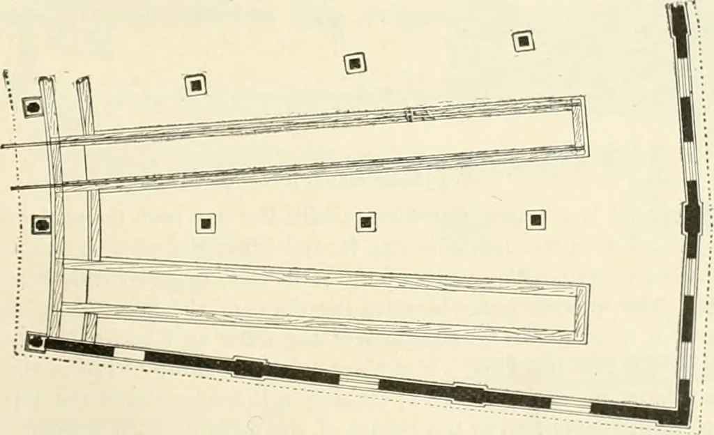 An illustration from Buildings and structures of American railroads. A reference book for railroad managers, superintendents, master mechanics, engineers, architects, and students, 1893, leaf 230