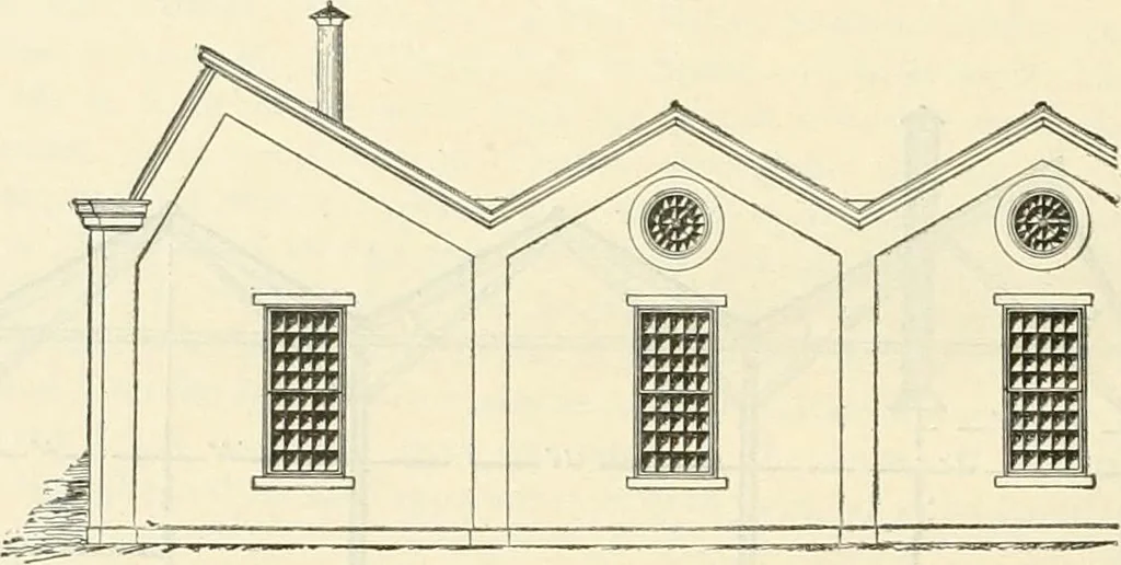 An illustration from Buildings and structures of American railroads. A reference book for railroad managers, superintendents, master mechanics, engineers, architects, and students, 1893, leaf 239