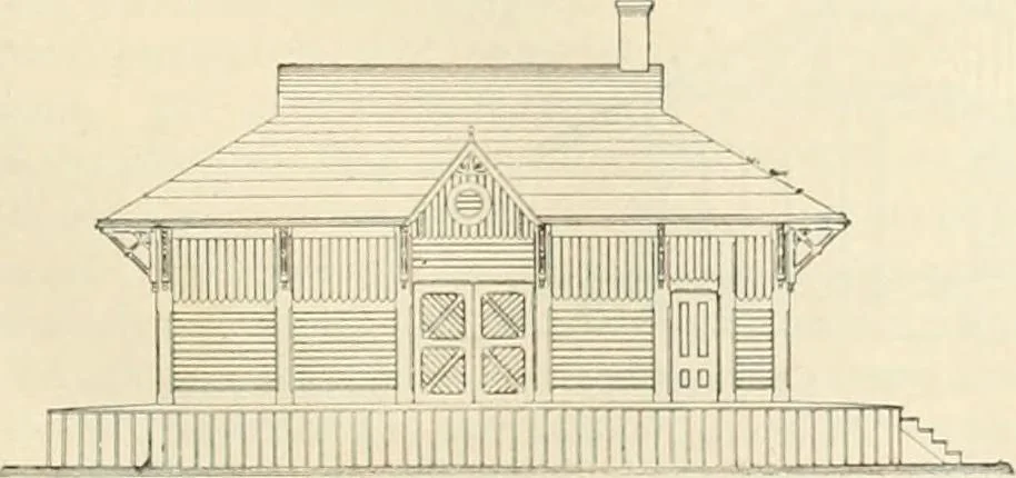 An illustration from Buildings and structures of American railroads. A reference book for railroad managers, superintendents, master mechanics, engineers, architects, and students, 1893, leaf 254