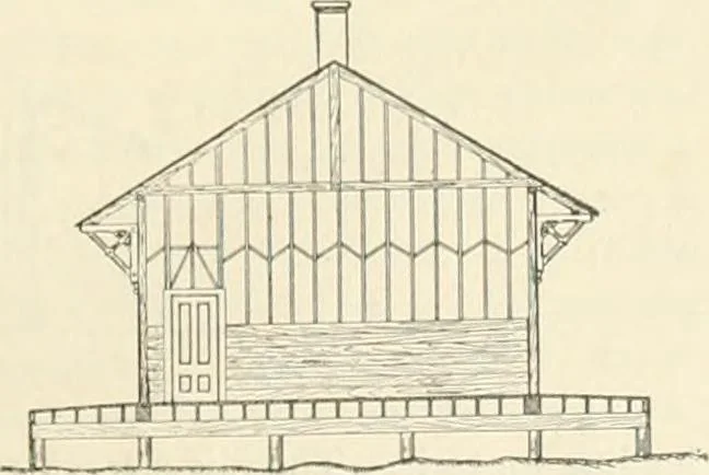 An illustration from Buildings and structures of American railroads. A reference book for railroad managers, superintendents, master mechanics, engineers, architects, and students, 1893, leaf 254