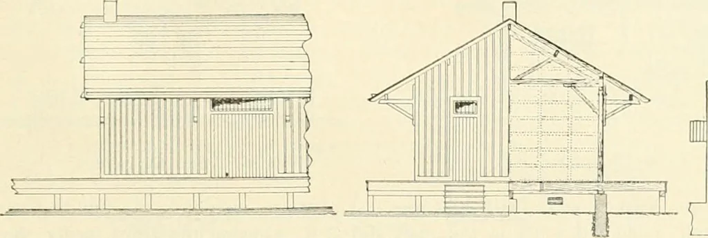 An illustration from Buildings and structures of American railroads. A reference book for railroad managers, superintendents, master mechanics, engineers, architects, and students, 1893, leaf 256