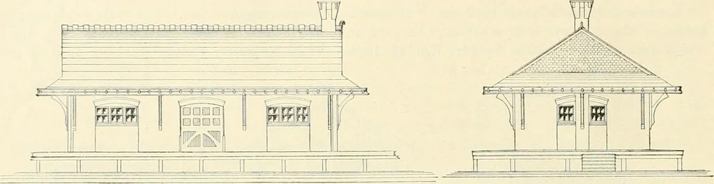 An illustration from Buildings and structures of American railroads. A reference book for railroad managers, superintendents, master mechanics, engineers, architects, and students, 1893, leaf 257