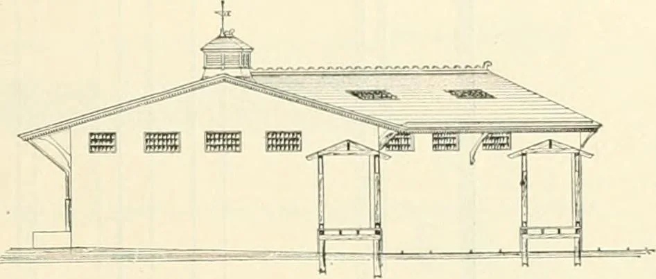 An illustration from Buildings and structures of American railroads. A reference book for railroad managers, superintendents, master mechanics, engineers, architects, and students, 1893, leaf 260