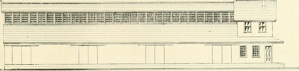 An illustration from Buildings and structures of American railroads. A reference book for railroad managers, superintendents, master mechanics, engineers, architects, and students, 1893, leaf 262