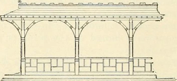 An illustration from Buildings and structures of American railroads. A reference book for railroad managers, superintendents, master mechanics, engineers, architects, and students, 1893, leaf 281