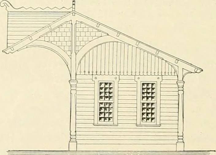 An illustration from Buildings and structures of American railroads. A reference book for railroad managers, superintendents, master mechanics, engineers, architects, and students, 1893, leaf 283