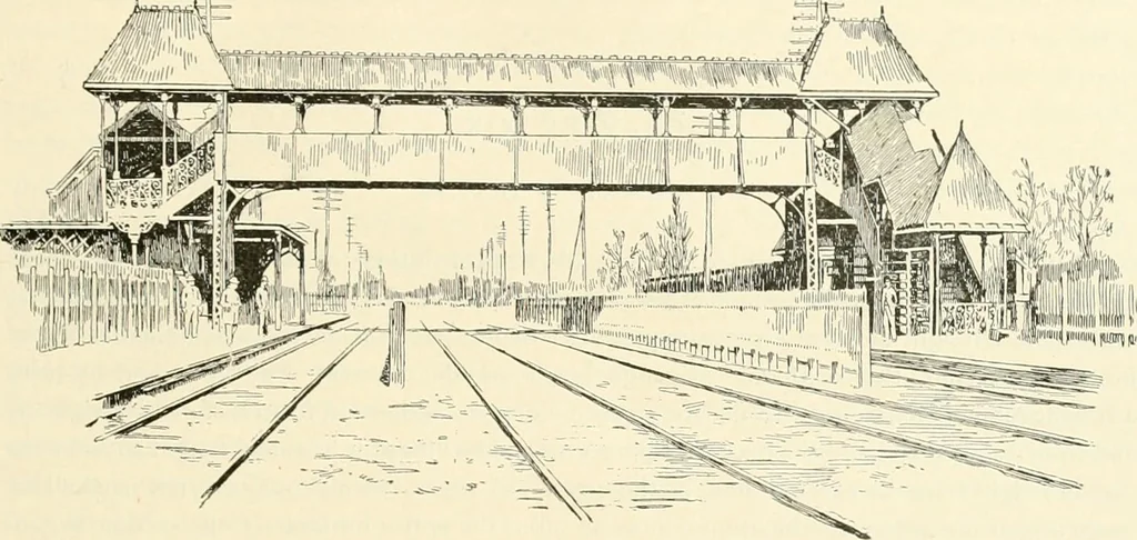 An illustration from Buildings and structures of American railroads. A reference book for railroad managers, superintendents, master mechanics, engineers, architects, and students, 1893, leaf 284
