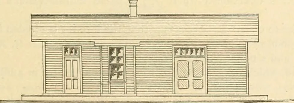 An illustration from Buildings and structures of American railroads. A reference book for railroad managers, superintendents, master mechanics, engineers, architects, and students, 1893, leaf 288