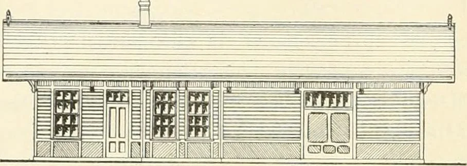 An illustration from Buildings and structures of American railroads. A reference book for railroad managers, superintendents, master mechanics, engineers, architects, and students, 1893, leaf 289
