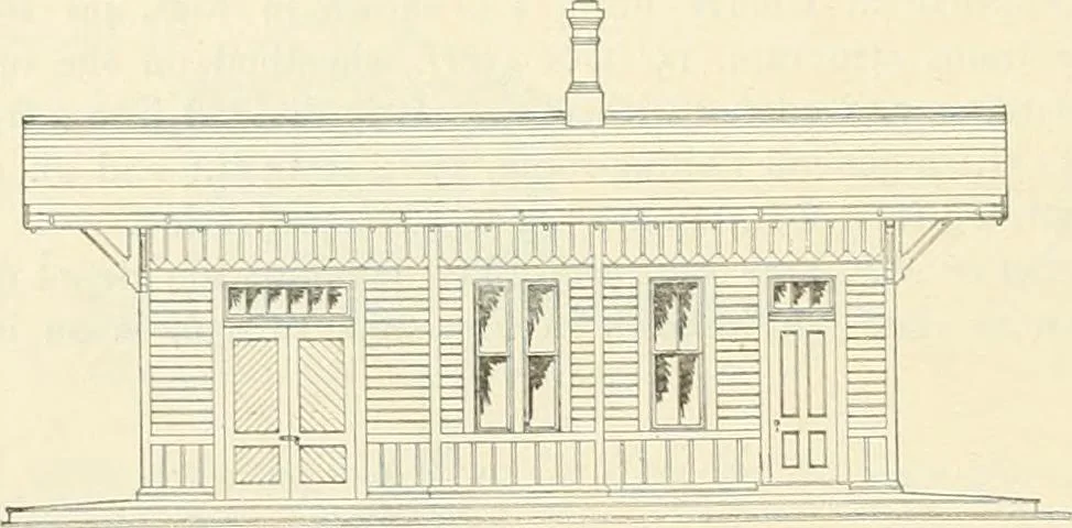 An illustration from Buildings and structures of American railroads. A reference book for railroad managers, superintendents, master mechanics, engineers, architects, and students, 1893, leaf 291
