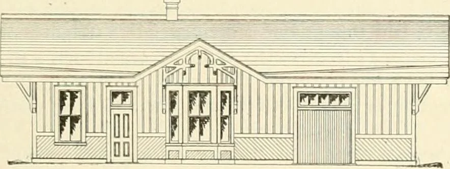 An illustration from Buildings and structures of American railroads. A reference book for railroad managers, superintendents, master mechanics, engineers, architects, and students, 1893, leaf 294
