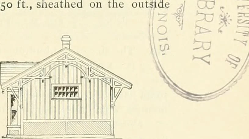 An illustration from Buildings and structures of American railroads. A reference book for railroad managers, superintendents, master mechanics, engineers, architects, and students, 1893, leaf 294