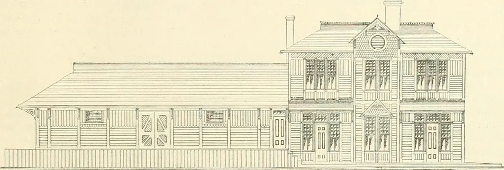 An illustration from Buildings and structures of American railroads. A reference book for railroad managers, superintendents, master mechanics, engineers, architects, and students, 1893, leaf 296