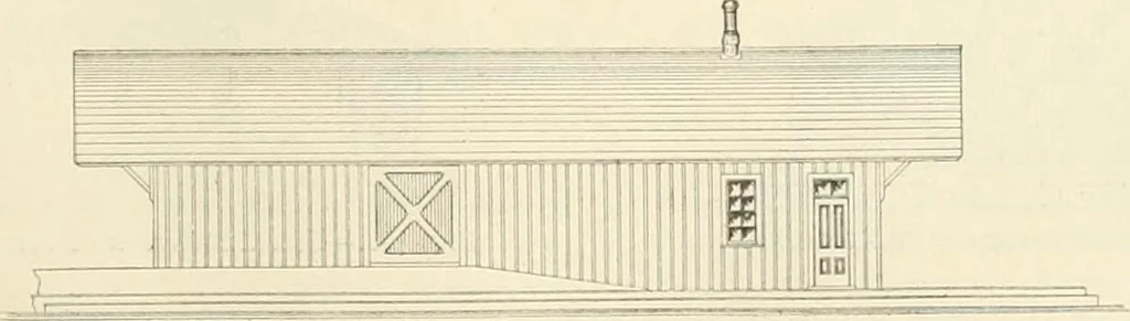 An illustration from Buildings and structures of American railroads. A reference book for railroad managers, superintendents, master mechanics, engineers, architects, and students, 1893, leaf 296