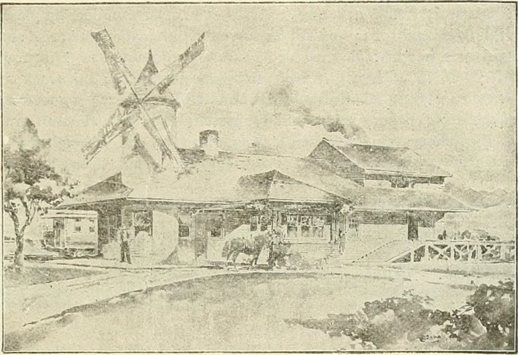 An illustration from Buildings and structures of American railroads. A reference book for railroad managers, superintendents, master mechanics, engineers, architects, and students, 1893, leaf 300