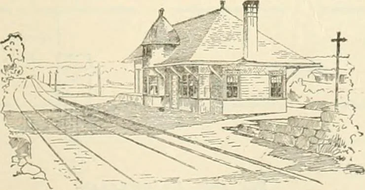 An illustration from Buildings and structures of American railroads. A reference book for railroad managers, superintendents, master mechanics, engineers, architects, and students, 1893, leaf 300